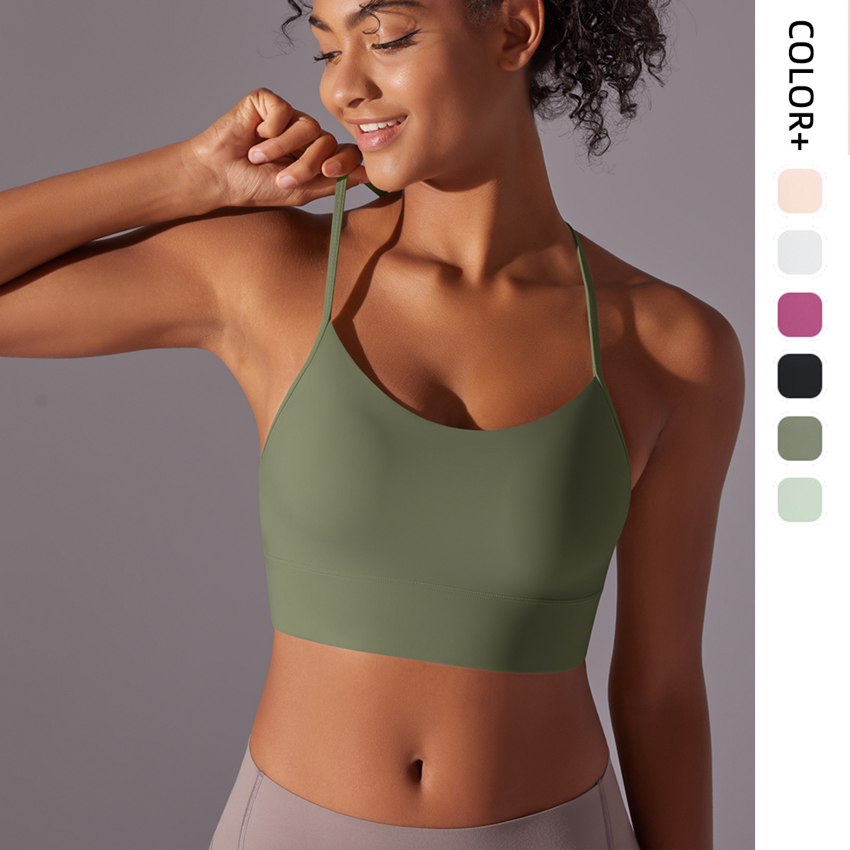 Cheap Wholesale Push up Fitness Gym Fitness High Impact Sports Bra Top Fashion Design Sexy Backless Women Yoga Bra
