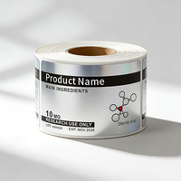 Individuell Bedruckte 3ml-30ml Fläschchen-Etiketten Hitzebeständig Stark Klebend Wasserfest Vinyl Laser-/Farbdruck