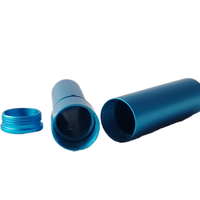 Inhalateur en aluminium bleu rose gris violet pour huiles essentielles et diffuseur d'huiles d'aromathérapie-pour usage domestique