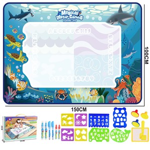 Tapis à <span class=keywords><strong>dessin</strong></span> à l'eau avec stylos magiques, moule <span class=keywords><strong>de</strong></span> forme, jouets éducatifs précoces pour enfants en bas âge - Product Image 5
