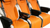 Siège de capitaine électrique pour banquette arrière de MPV 3 places, pour la réaménagement intérieur de fourgonnette, sièges de voiture modifiés