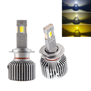 Phares de voiture à faisceau haut et bas 120W 6500K 4300K 3000K 3 couleurs 9005 9006 H1 H3 H7 H11 H4 Phares LED - Product Image 1