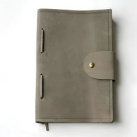Bloc-notes quotidien pour le bureau, hommes et femmes, papier non ligné, carnet d'écriture, journal en cuir fait main vintage antique