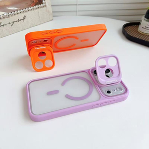 เคสโทรศัพท์แบบมีแม่เหล็กยึดติดพร้อมขาตั้งกล้องสำหรับ iPhone 17 16 15 Pro Max  ฝาหลังแบบด้านโปร่งใส - Product Image 4