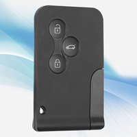 Coque de clé intelligente MS à 3 boutons pour télécommande sans clé Renault avec lame vierge VA6 non coupée