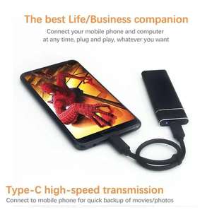 <span class=keywords><strong>Adaptador</strong></span> portátil M.2 SSD <span class=keywords><strong>M2</strong></span> <span class=keywords><strong>a</strong></span> <span class=keywords><strong>USB</strong></span> tipo C Unidad <span class=keywords><strong>de</strong></span> <span class=keywords><strong>disco</strong></span> <span class=keywords><strong>duro</strong></span> <span class=keywords><strong>de</strong></span> aluminio B-Key Caja externa para 2230 2242 2260 2280 SATA NGFF - Product Image 5