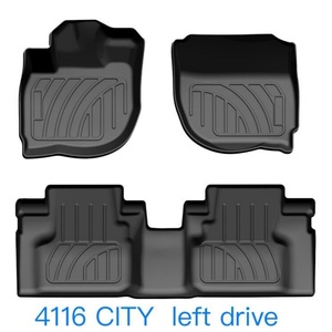 Car Floor Mats for HONDA CITY 2014-2022 Custom Waterproof Non-slip Car Mat TPE Car Carpet <b>Interior</b> <b>Accessories</b> - Product Image 1