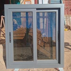 방풍 현대 디자인 맞춤형 알루미늄 수평 슬라이딩 창 이중 강화 유리 모기장 단열 - Product Image 6