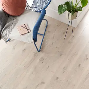 3 couches Contreplaqué Lumière Parquet Contrecollé En Chêne Bois Parquer Chêne UV Revêtement Fini