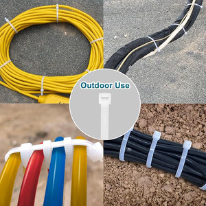 2,5*100 самоблокирующийся многоцветный нейлоновый кабельный стяжка прочные стандартные пластиковые стяжки на молнии - Product Image 3