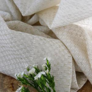 Bomar Nhà Máy Cung Cấp Sang Trọng Linen 100% <span class=keywords><strong>Polyester</strong></span> Voile Sheer Rèm Cửa Trong Suốt Vải Sang Trọng Phòng Khách Đồng Bằng Nhuộm Bán Buôn - Product Image 4