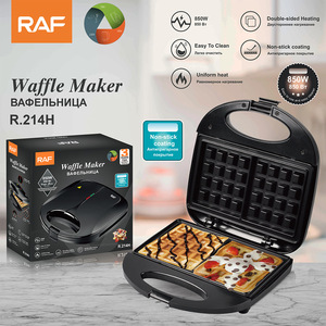 Machine à sandwich 850W, cuisson double face, grill antiadhésif, grille-pain électrique pour petit-déjeuner familial - Product Image 3