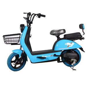 Vélo électrique urbain sans balais 48V 350W, pneus 14 pouces, batterie au plomb-acide 20Ah, moteur moyeu arrière, léger, pour trajets quotidiens des adultes - Product Image 1