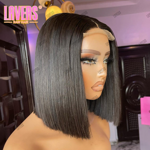 วิกผมบ๊อบ13X4ขนาด8-14นิ้ววิกผมคนแท้แบบเปรูผมแท้สั้นสำหรับผู้หญิงผิวดำ - Product Image 3