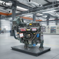 Moteur diesel marin refroidi par eau de 55 CV, 1800 tr/min, neuf, facile à utiliser avec démarrage électrique, Zh4100zc