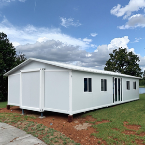 Casa Prefabbricata Espandibile in Container da 40 Piedi in <span class=keywords><strong>Vendita</strong></span>, Villa Prefabbricata Pieghevole in Acciaio Leggero con 2-3 Camere da Letto - Product Image 2