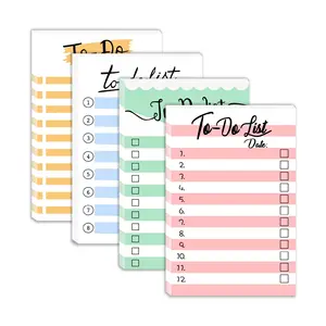 Ofis okul ev için özel planlayıcısı yapışkan notlar iş planlayıcısı bakkal listesi için uygun günlük haftalık liste not defteri yapmak