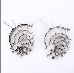 Collier de serrage avec clous PVC blanc et deux vis pour la fixation de clous et boulons d'ancrage supplémentaires Outils de forage pour collier de serrage - Product Image 4