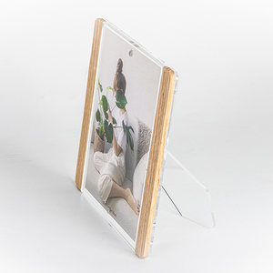 Khung hình bằng gỗ tự nhiên rõ ràng + Màu gỗ tự nhiên Acrylic khung ảnh khung hình - Product Image 3