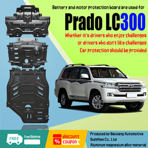 Protection de carter moteur, plaque de protection inférieure pour Land Cruiser Fj Prado LC250 LC300 LC150 LC200 LC120 Fortuner 4Runner - Product Image 6