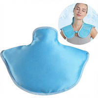 Compresse de gel réutilisable chaude/froide populaire avec doublure en peluche douce et tissu en nylon pour le cou et les épaules