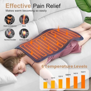 <span class=keywords><strong>Couverture</strong></span> <span class=keywords><strong>chauffante</strong></span> 6 réglages de chaleur Doux pour la peau Soulage la douleur Confortable Chaud pour le confort du corps Usage domestique Tout usage - Product Image 4