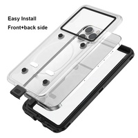 Casing HP Universal TPU Anti Air & Debu IP68 untuk 12/13/14/15 dengan Desain Kokoh ala Google, Perlindungan Anti Salju
