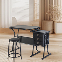 Installation facile Bureau à angle réglable Bureau de dessin d'ingénierie Bureau de table à dessin