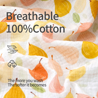 Kangobaby 100% coton personnalisé imprimé bébé mousseline couvertures respirant et confortable enfants serviettes de bain produit de literie