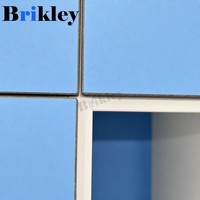 Casier de gym en HPL phénolique Brikley, étanche, anti-moisissure, avec serrure à clé pour hôtel, salle de sport, spa, sauna, casier de rangement