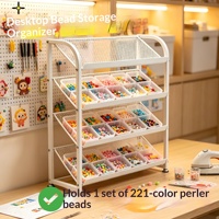 Support de rangement pour perles à fusionner de bureau, un incontournable pour ouvrir un magasin, support de rangement et d'organisation pour perles à fusionner, support de rangement multi-niveaux