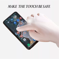 Gants de tatouage ménagers de qualité alimentaire Gants jetables en vinyle transparent sans poudre M 4.5g