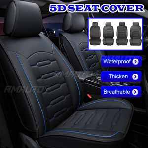 1PC Housse de siège avant universelle pour voiture, en cuir PU respirant et imperméable, protection de siège pour toutes les saisons, compatible avec la plupart des véhicules - Product Image 1
