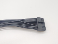 Kabel Harness Hitam Satu Jalur Dengan Konektor Terminal Molex 20 Pin