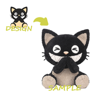 Jouet en peluche super doux personnalisé avec rembourrage en coton PP, matériaux en polyester et nylon