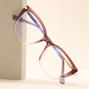 Monture de lunettes optiques Partagas TR90, charnière à ressort, œil de chat, anti-lumière bleue, lunettes de vue pour femmes - Product Image 2