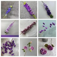 Bunga Hydrangea Sutra Buatan Realistis Grosir dengan Batang - Dekorasi Natal, Pernikahan, Hari Ibu & Paskah