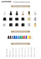 Flacon compte-gouttes de luxe personnalisé pour huile capillaire, mini, 20ml, 30ml, 40ml, 50ml, 100ml, pour parfum et huiles essentielles, avec boîte de présentation