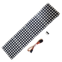 MAX7219 Modul Tampilan Drive Matriks Titik Besar 2088AS 60*60MM Papan Pengontrol Chip Tunggal Matriks Titik