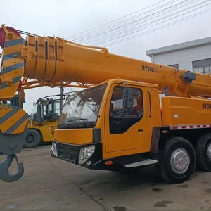 Grue d'occasion QY50K-2 50 tonnes Shanghai QY QAY XCA XCT en bon état à prix réduit - Vente chaude - Product Image 1