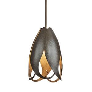 Lámpara Colgante de Techo de Diseño Nórdico con Textura Metálica en Forma de Capullo de Tulipán, <span class=keywords><strong>para</strong></span> Dormitorio, Estilo Moderno y Lujoso, Venta al Por Mayor OEM - Product Image 1