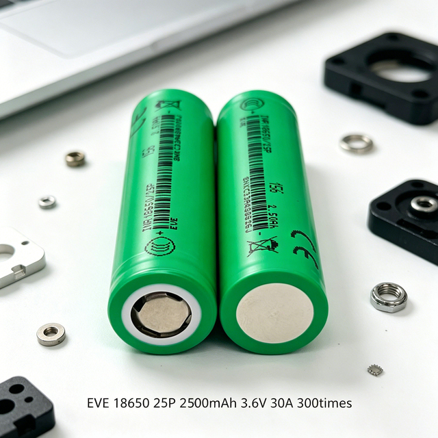 18650 2500mAh 25P Rechargeable Battery Cells Lithium Ion 18650 3.6V Cell for Electric Snow Blowers