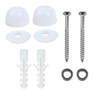 Vis de fixation au sol pour toilettes Aojiele, 64 mm, boulon d'ancrage en acier inoxydable 304 avec rondelle et manchon en plastique pour l'installation dans la salle de bain - Product Image 5