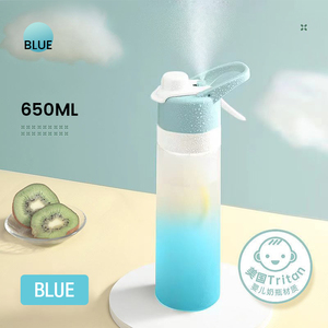ขวดน้ำพกพาสำหรับเด็ก ขนาด 650 มล. น่ารัก ปลอดสาร BPA เหมาะสำหรับกิจกรรมกลางแจ้ง พร้อมหัวฉีดสเปรย์ - Product Image 4