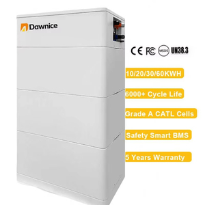 Batterie au phosphate de fer et de lithium (LiFePO4) empilable 51,2 V 48 V 100 Ah 200 Ah 300 Ah 400 Ah pour système solaire hybride - Product Image 1