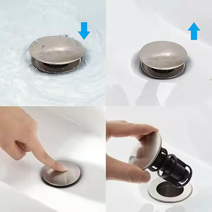 Sifone Moderno Cromato a Scomparsa per Lavabo con Design Eco-Friendly - Product Image 6