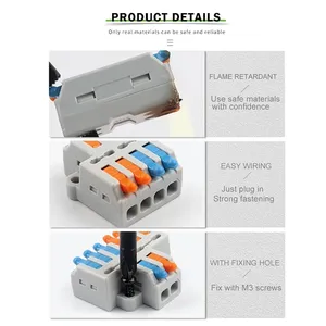 Đòn bẩy dây nối với Tước công cụ Kit Mini dây Splitter nhỏ gọn dây dẫn kết nối cho hộ gia đình kết nối mạch