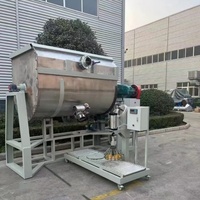 Mélangeur à ruban de qualité alimentaire 100L, facile à nettoyer, en SUS304, pour épices, lait et farine