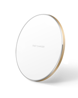 Cargador Inalámbrico Rápido Inteligente de 35W, Portátil, de Escritorio, Redondo y Delgado, para Teléfonos Móviles, con Certificación CE/FCC, Compatible con QC4.0/QC3.0