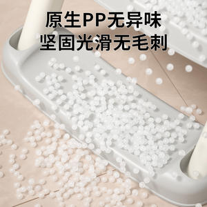 Escalier de toilette dinosaure avec marchepied et siège pour l'apprentissage de la propreté des enfants, en PP, couleur grise - Product Image 2